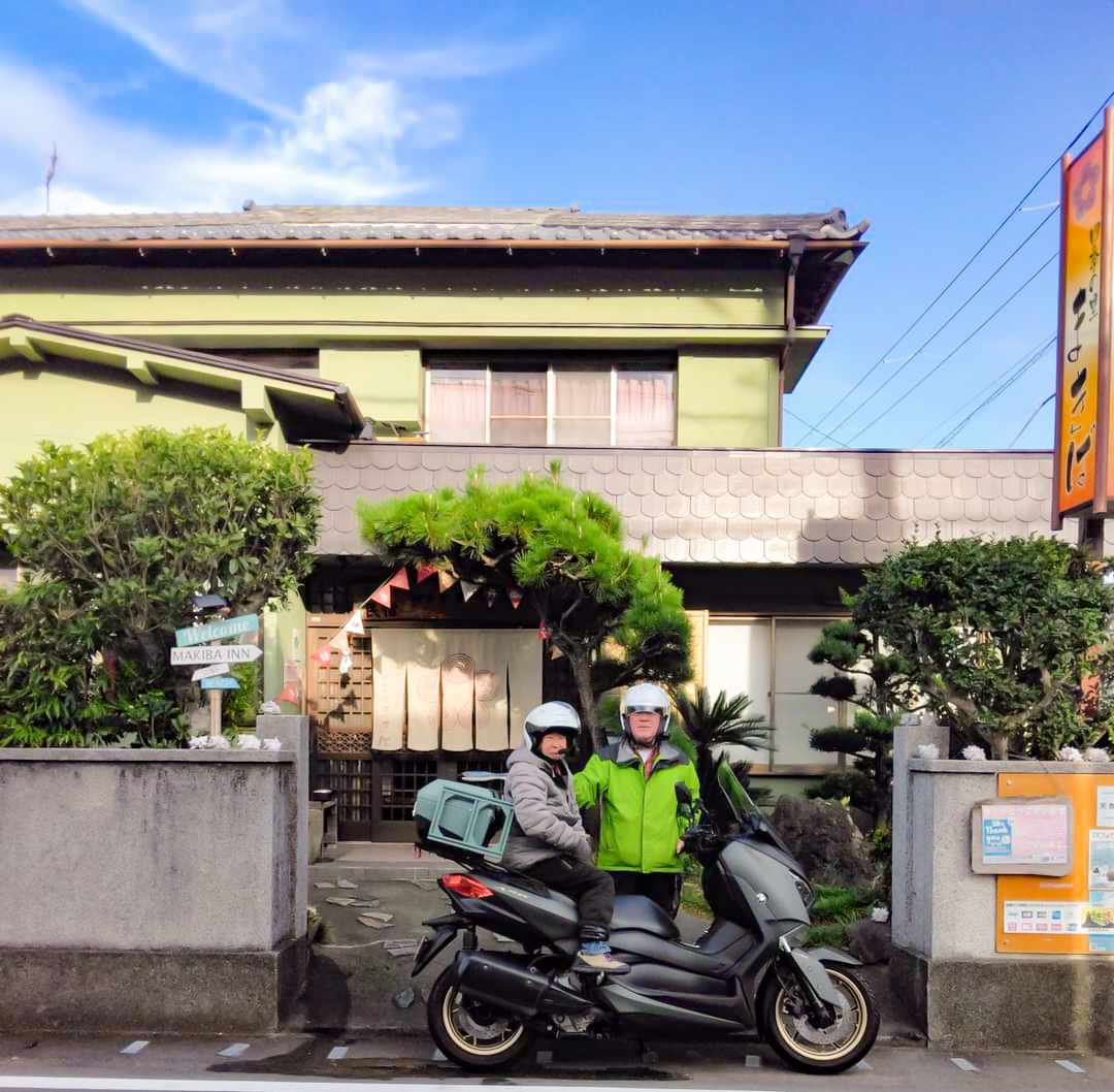 ご夫婦でバイクツーリングでいらっしゃったお客様