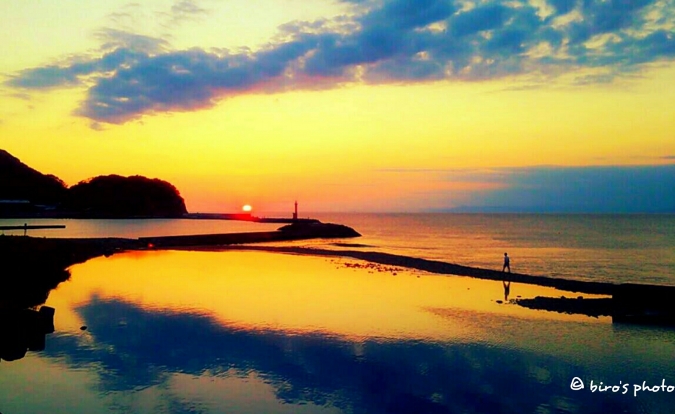夕焼け 伊豆 夕焼け
